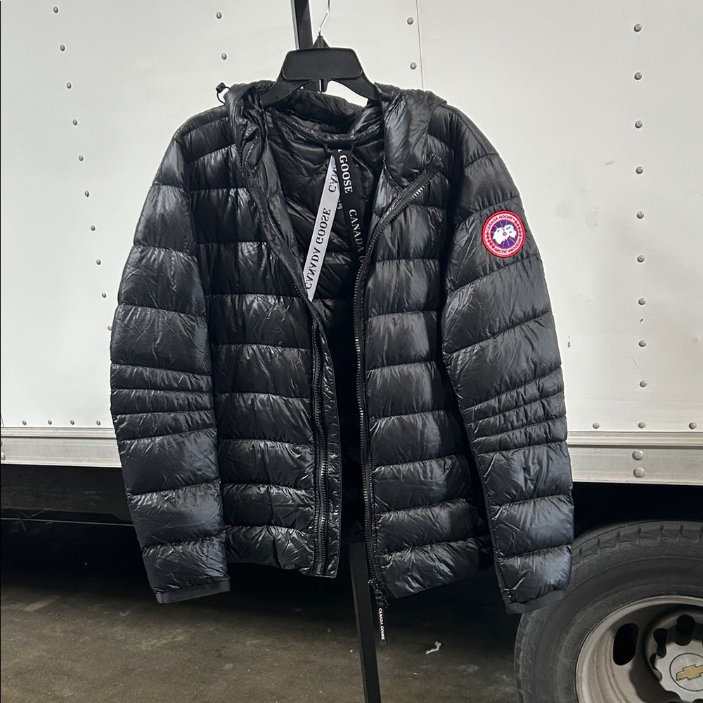Canada Goose Shiny Black Puffer Jacket- 2227M
